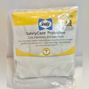 Sealy Waterproof Protective Crib Mattress Encasement 52x28”